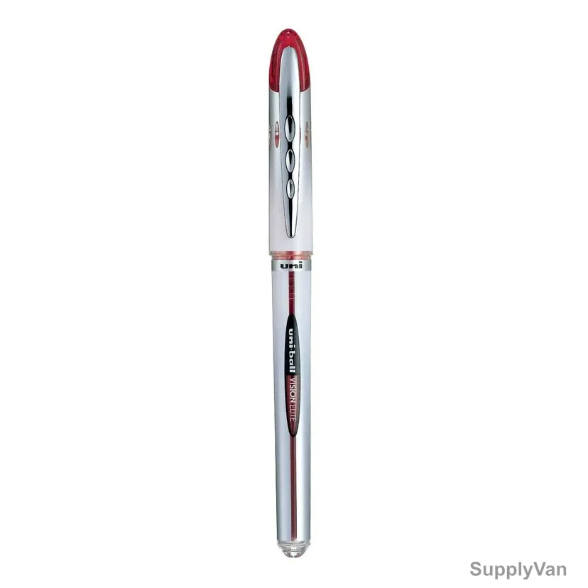 Uni-Ball Ball Point Pen, UB200-01RD, Vision Elite, 0.8MM Tip, Red