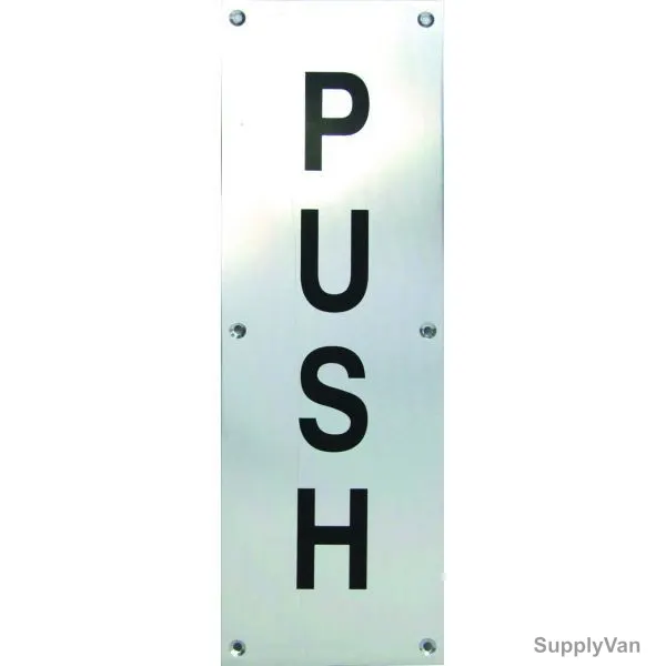 Push Plate Handle, 12 Inch