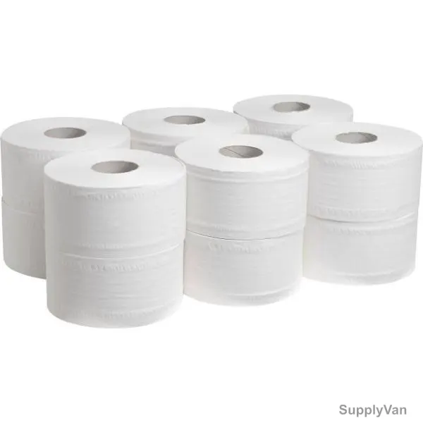 Fine Center Feed Hand Towel Roll, 2 Ply, 116 Mtrs, 6 Rolls/Pack