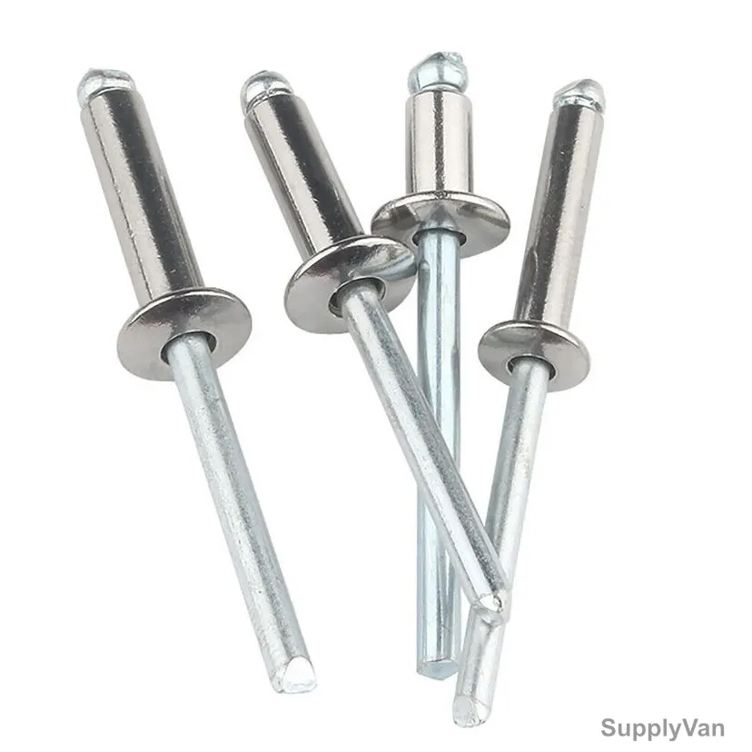 Pop Blind Rivet, Aluminium, 3.2MM Dia x 10MM Length, 1000 Pcs/Pack — image 1