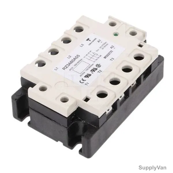Carlo Gavazzi Solid State Relay, RZ3A60A55, RZ3A, 3PST-NO, 42-660VAC, 55A