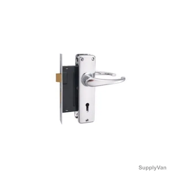 Union Lever Door Lockset, 682-78, Gower 682 Series, Zinc, Silver