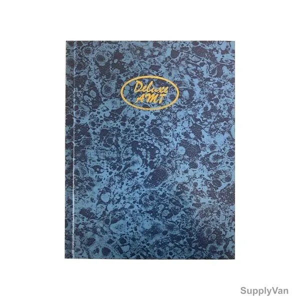 Deluxe Ruled Manuscript Book, 4QR, 192 Sheets, 203MM Width x 254MM Length, Blue