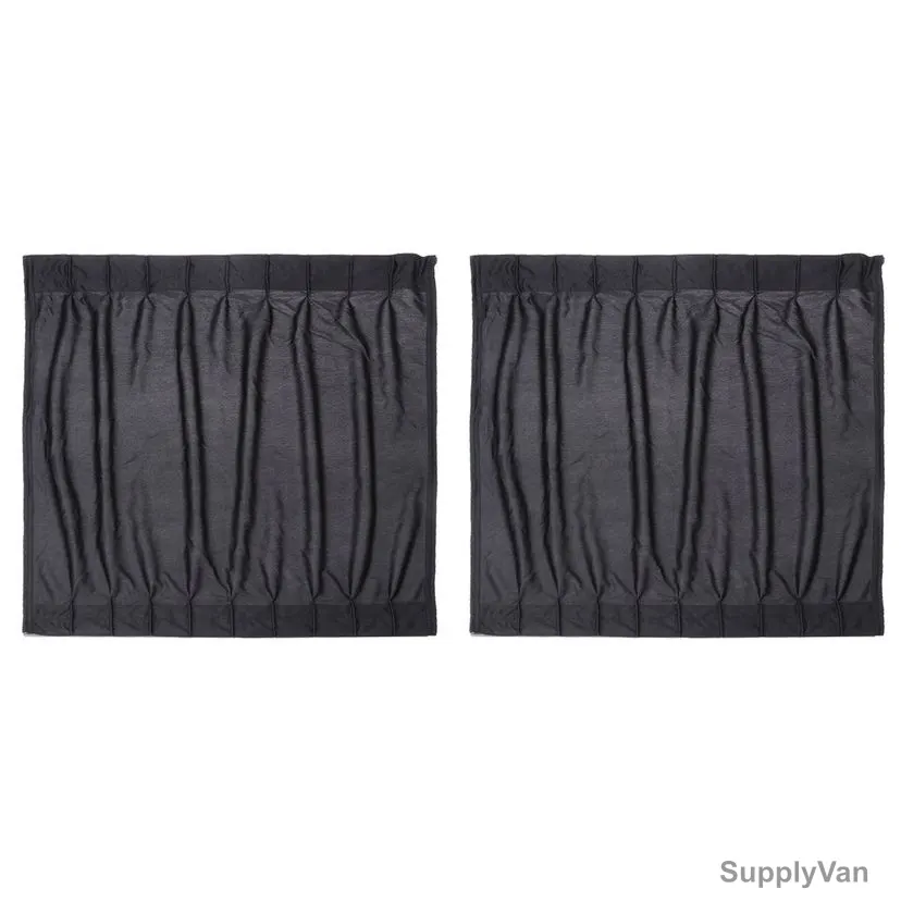 California Formula-T Rear Side Car Window Curtain, 50 x 45CM, Black