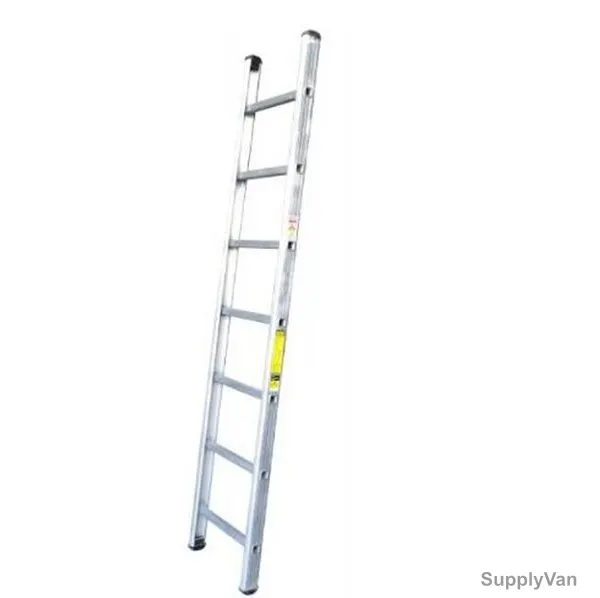 Emc Square Rung Straight Ladder, EHSQL-06, Aluminum, 1 Side, 6 Steps, 1.9 Mtrs, 113.39 Kgs
