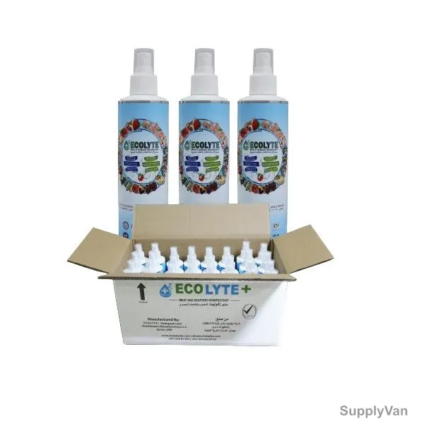 Ecolyte Plus 100% Natural Meat and Seafood Disinfectant, 250ML, 32 Pcs/Carton — image 1