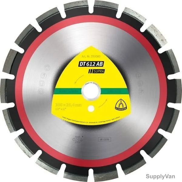 Klingspor Diamond Cutting Blade, DT612AB, Supra, 500MM