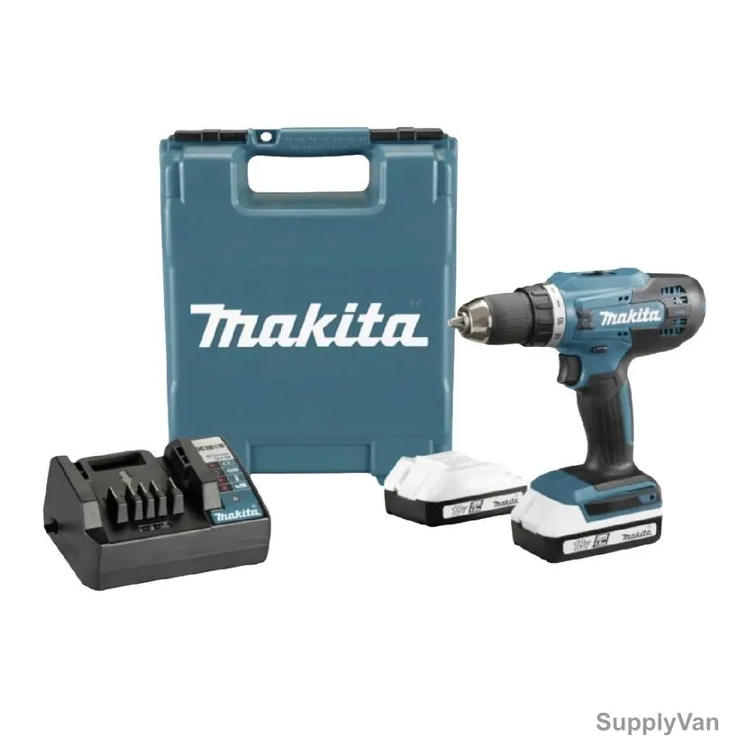 Makita Cordless Driver Drill Kit, DF488D002, G-Series, 18V, 13MM Chuck Capacity, 4 Pcs/Kit — image 1