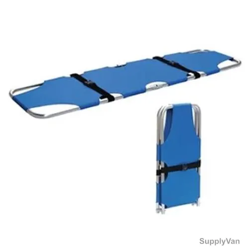 3W Foldable Stretcher, 3W-FS-278, Aluminium, Scoop, Blue