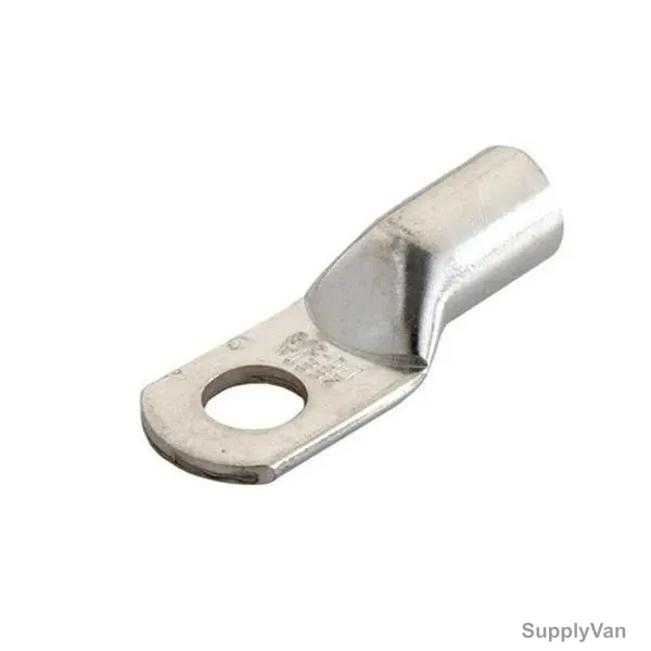 Cable Lug, Copper, 25 SQ.MM x 8MM Stud Size, Tin Plated, 100 Pcs/Pack
