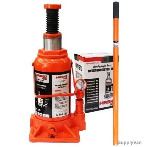 Masko Pro Bottle Jack, MA-12TJ, 12 Ton