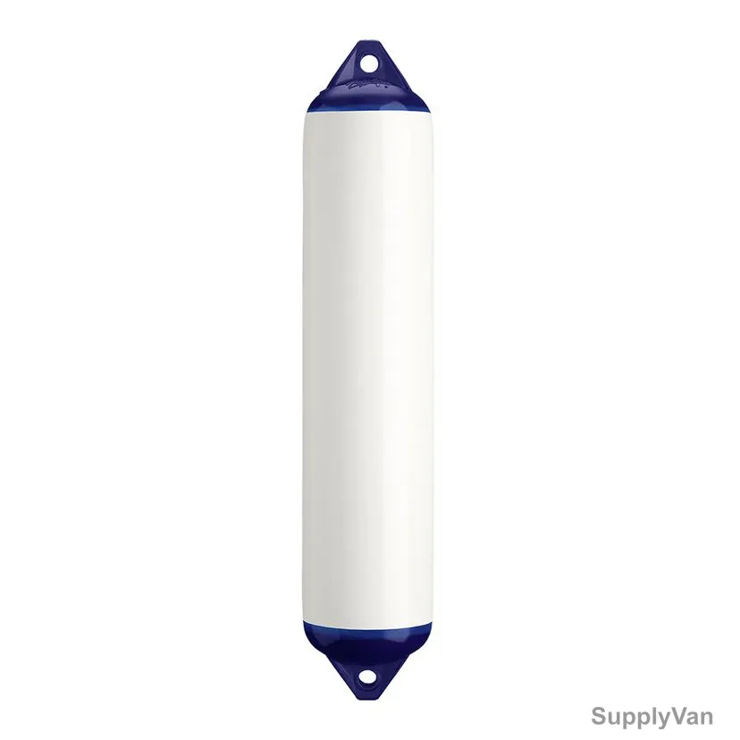 Polyform Boat Fender, F-4, F Series, Vinyl, 8.5 Inch Dia x 40.5 Inch Length, White — image 1