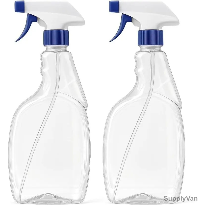 Swish Super Water Trigger Spray Bottle, HDPE, 800ML, Blue/Clear, 2 Pcs/Pack