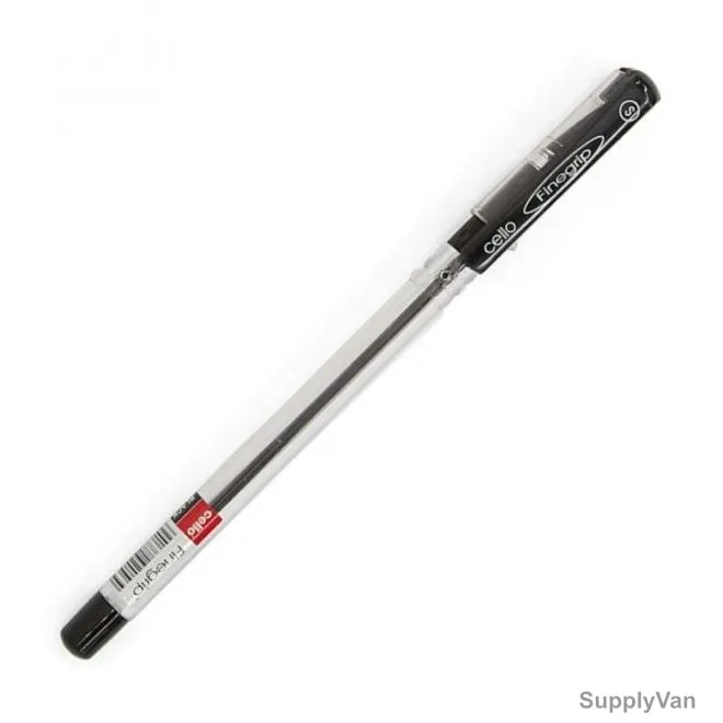 Cello Ball Point Pen, Fine Tip, 0.5MM Tip Size, Black, 50 Pcs/Pack