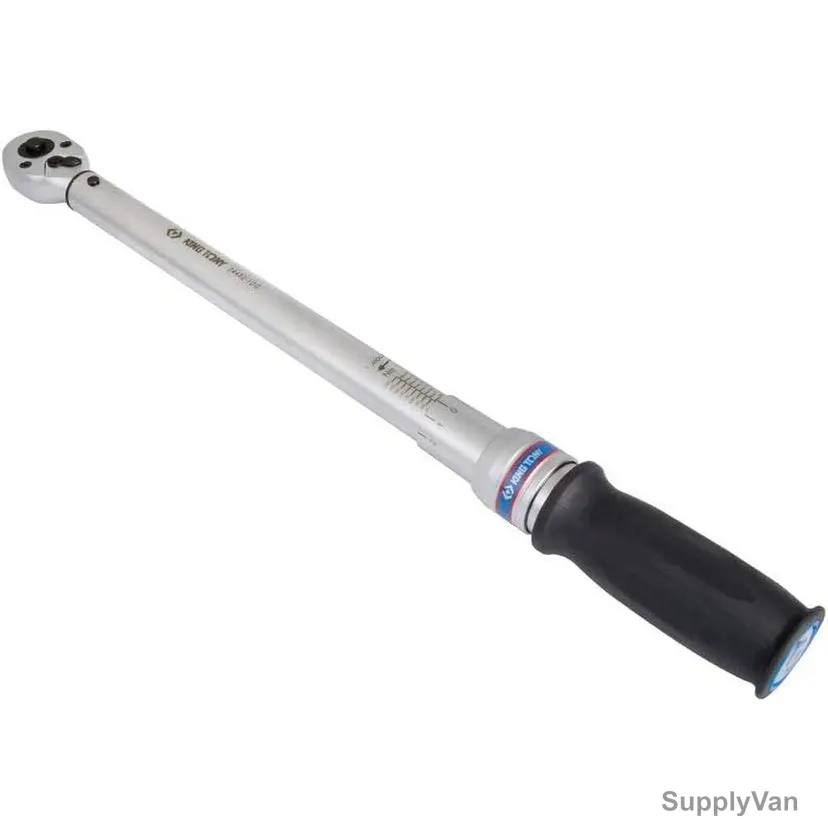 Kingtony Heavy Duty Adjustable Torque Wrench, 34662-1DG, 3/4 Inch Drive, 100-600 Nm