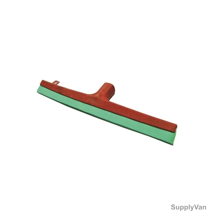 Akc Heavy Duty Floor Wiper With Metallic Handle, WP03+BH05R, Plastic, 41CM, Red/Green — image 1