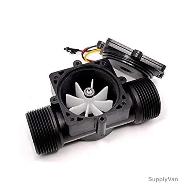 Water Flow Sensor G12 for Arduino AVR, 5V-24V, Black