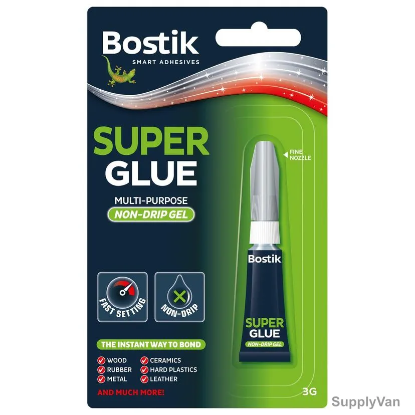Bostik Multi-Purpose Super Glue Non-Drip Gel, 30813350, 3GM — image 1