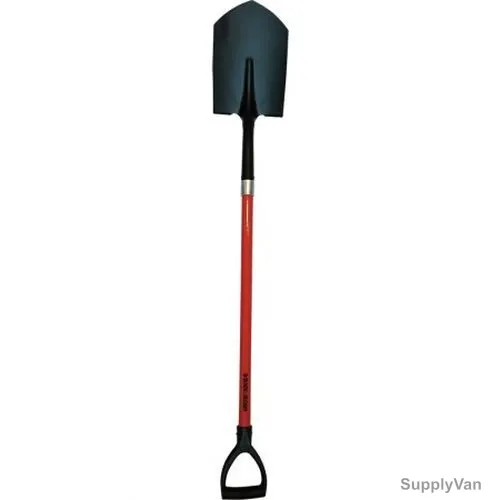 Black and Decker Spade Shovel, 33127, 128CM, Round Pointed