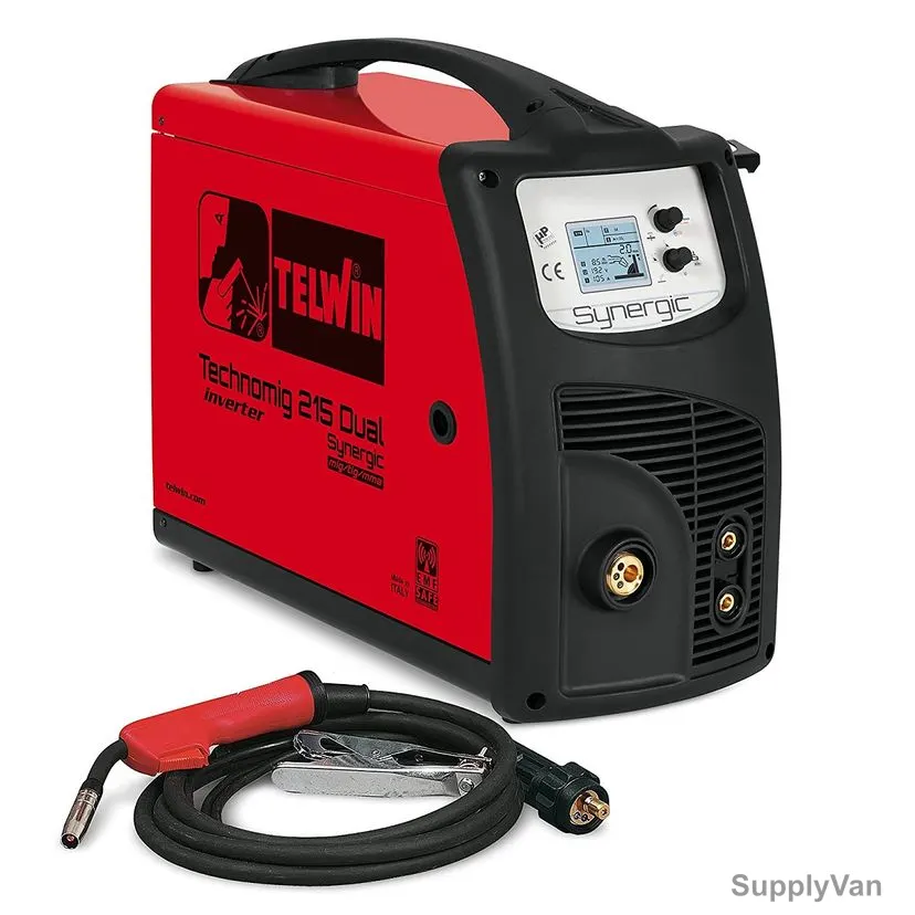 Telwin Multiprocess Welding Machine, 816053, 230V, MIG, Flux, Brazing, DC TIG, MMA