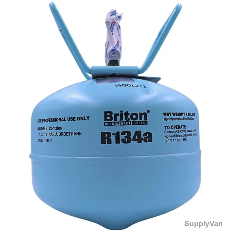 Briton Refrigerant Gas, BR-R134A, 3 Kg, Light Blue