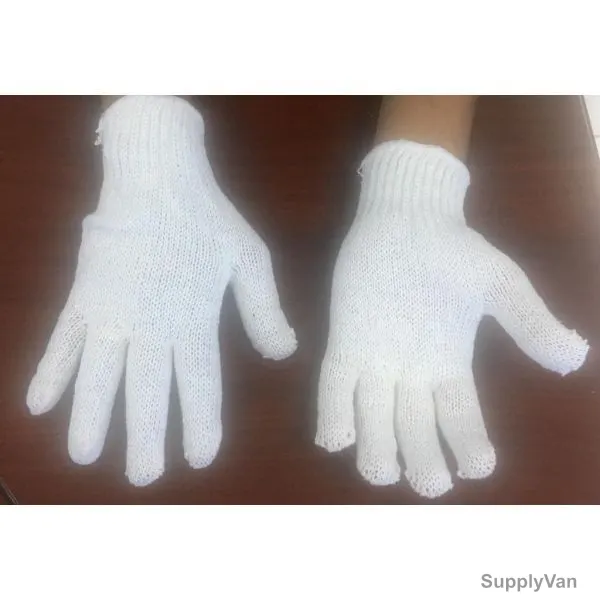 V-Armour Knitted Gloves, VS-1410, Size10, White, PK12