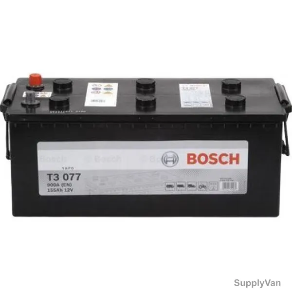 Bosch T3 077 Car Battery, 0092T30770, 12V, 155Ah, 900A