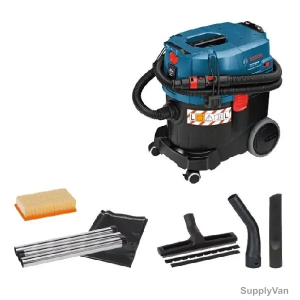Bosch Professional Wet/Dry Dust Extractor Kit, GAS-35-L-SFC+, 1200W, 254 mBar, 23 Ltrs, 10 Pcs/Kit — image 1