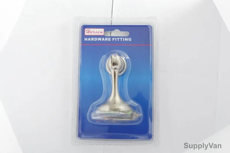 Hersen DIY Magnet Door Holder Stainless Steel, SAF-38, Brass Material, Silver Colour