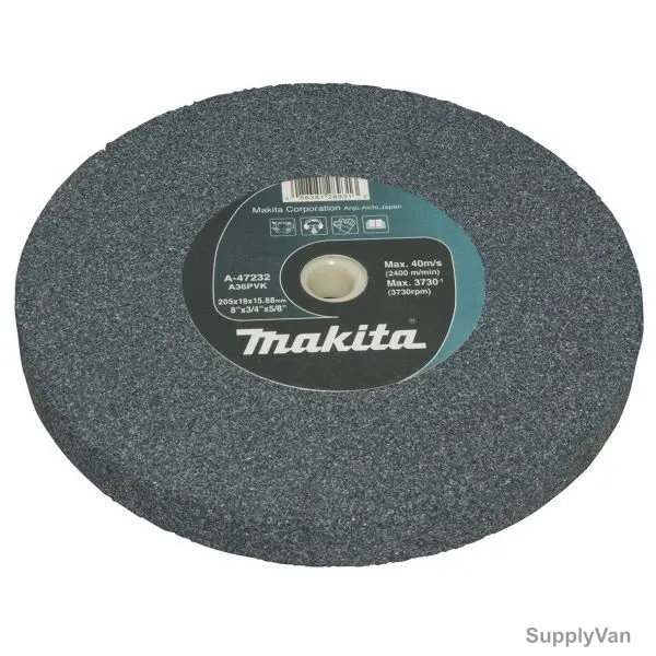 Makita Straight Grinding Wheel, A-47232, A36P, 205x19MM