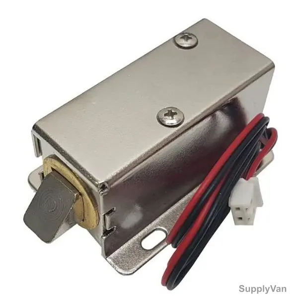 Electronic Solenoid Lock, 7.5W, 12V, 0.6A, 27CM Cable Length