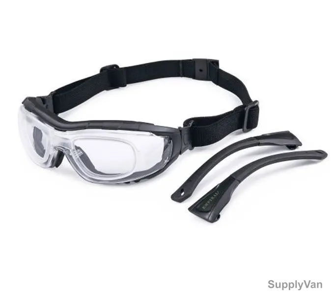 Empiral Safety Spectacle With Pouch, E114231323, Rx Ultra, Clear