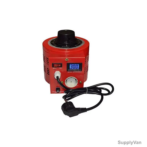 Suntek Variac Transformer, L-1000-Red, 4A, 0-300V, 1000VA