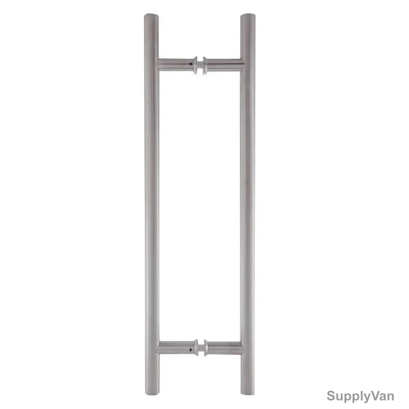 Dorfit H Couple Glass Door Pull Handle, DTPH001, Stainless Steel, 32MM x 800MM, Satin
