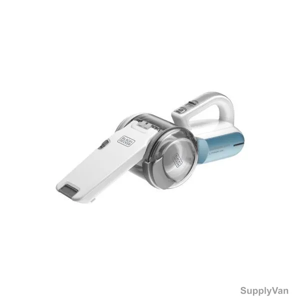 Black and Decker Cordless Vacuum Cleaner, PV1020L-B5, 10.8V, 440ML, White and Grey — image 1