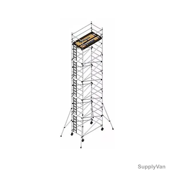 Unique Double Width Scaffolding Tower, USDW-11-30, Aluminium, 11.30 Mtrs, 250 Kg — image 1