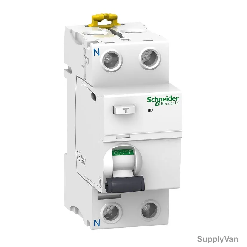 Schneider Electric Residual Current Circuit Breaker, A9R71225, 25A, 2P, White
