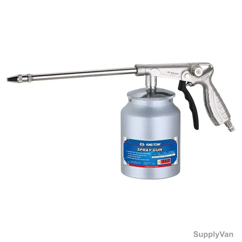 Kingtony Pneumatic Spray Gun, 7998210, 90-150 PSI, 1 Ltr