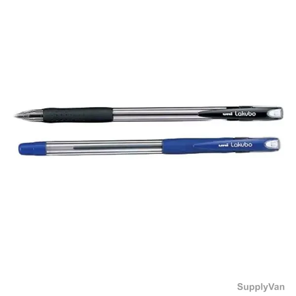 Uni-Ball Ball Point Pen, SG100B-02BE-BK, Lakubo, 1.4MM Tip, Blue/Black, 2 Pcs/Set