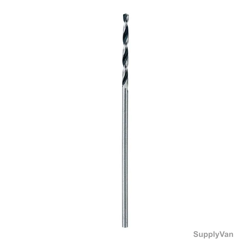 Bosch HSS Metal Twist Drill Bit, 2608577178, PointTeQ, 1MM Dia x 34MM Length, 10 Pcs/Pack — image 1