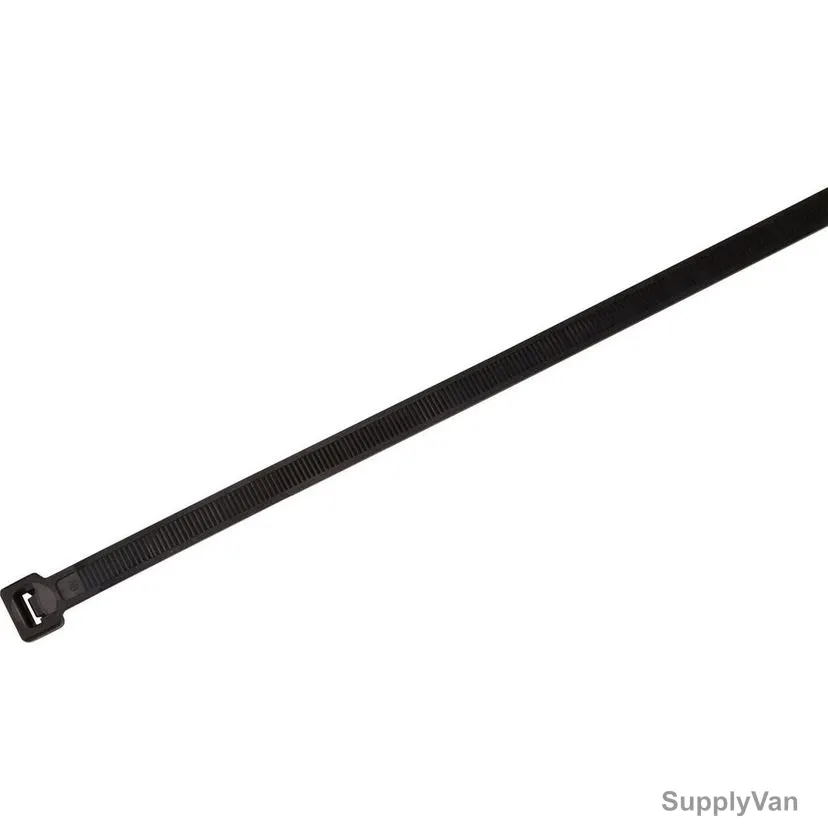 3M Scotchflex Cable Tie, FS100AW-C, Nylon, 2.5 x 100MM, Black — image 1