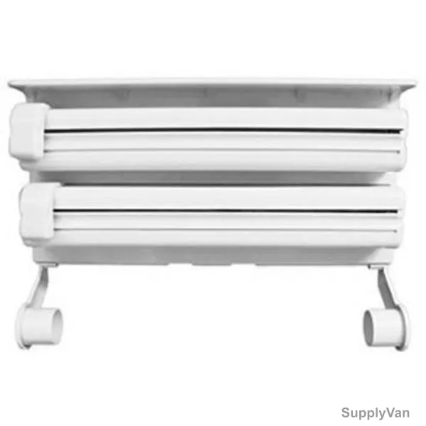 Triple Paper Dispenser, Plastic, White