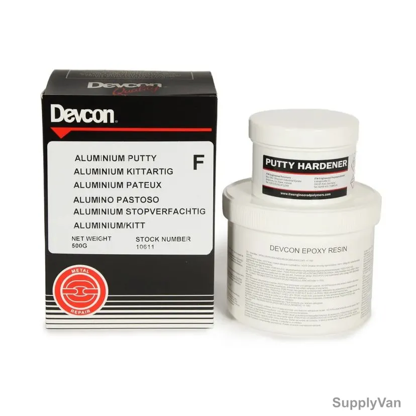Devcon Aluminium-Filled Epoxy Putty, 10611, 500GM