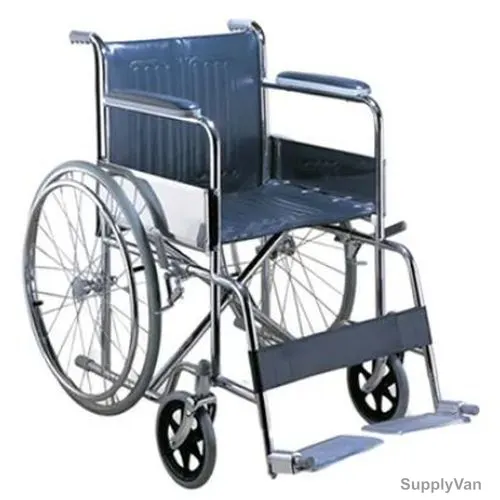 3W Wheel Chair, 3W-809-46, Steel, Blue