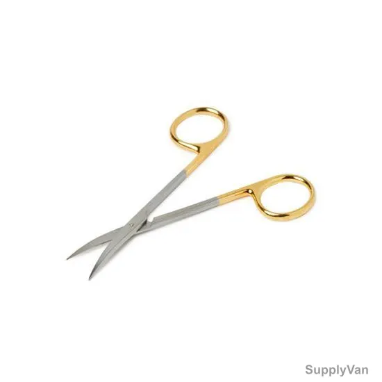 3W Dissecting Scissor, 3W03-348, Stainless Steel, 1CM Width x 9.5CM Length, Silver/Gold