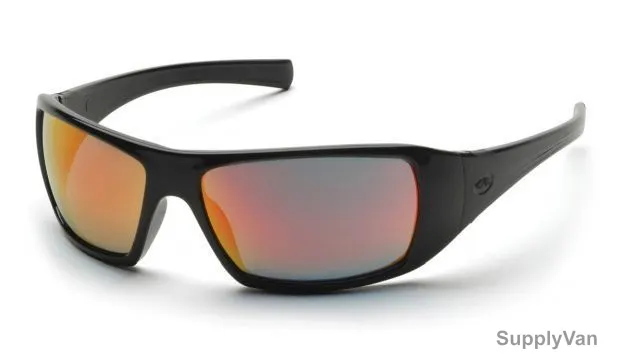 Pyramex Safety Spectacles, SB5645D, Goliath, Ice Orange Mirror