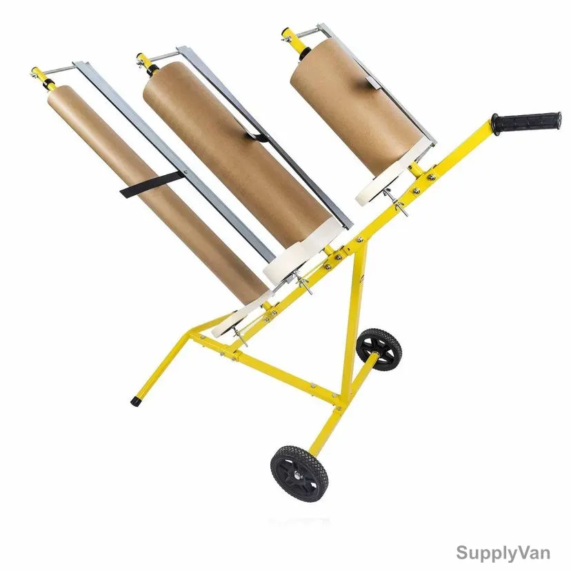 Rhinomotive Triple-Tier Masking Paper Dispenser, R1104, Yellow — image 1