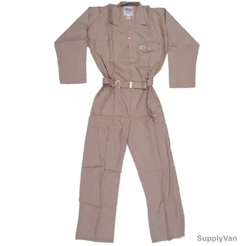Uken Coverall, 513025, Polyester and Cotton, L, Beige