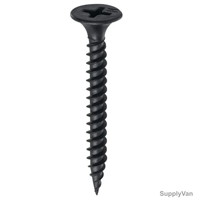 Gypsum Screw, Black, M8 x 2-1/2 Inch, 450 Pcs/Pack — image 1