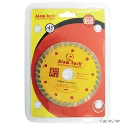 Alam-Tech Diamond Saw Blade, ADT4, Turbo, 4 Inch